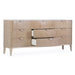 AICO Furniture - Malibu Crest 5 Piece California King Scalloped Panel Bedroom Set - N9007000CK3-822-5SET - GreatFurnitureDeal