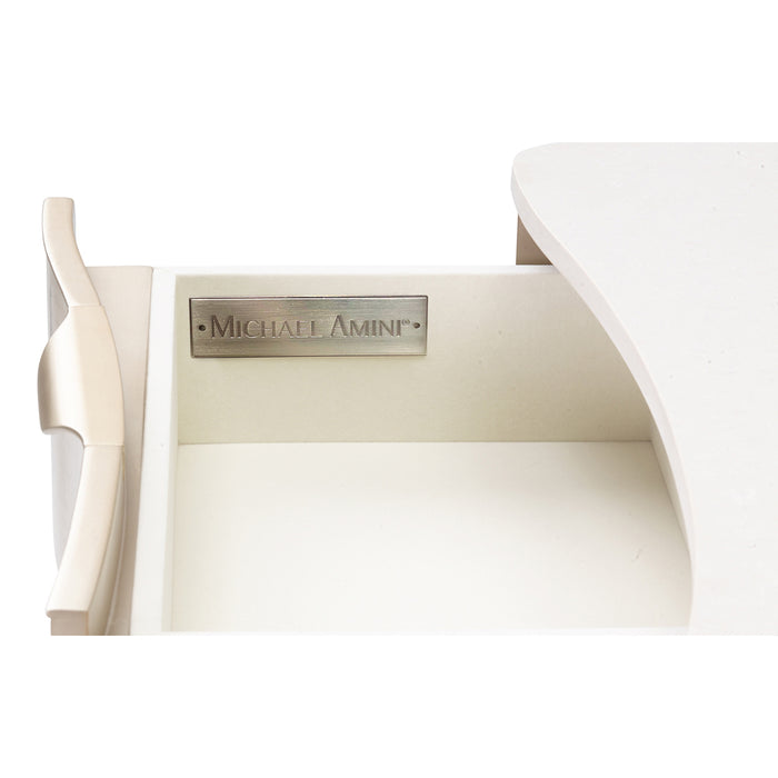 AICO Furniture - Malibu Crest 5 Piece Eastern King Curved Panel Bedroom Set - N9007000EK3CR-822-5SET