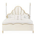 AICO Furniture - Malibu Crest California King Scalloped Poster Bed - N9007100CK4PT-822 - GreatFurnitureDeal