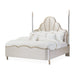 AICO Furniture - Malibu Crest California King Scalloped Poster Bed - N9007100CK4PT-822 - GreatFurnitureDeal