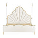 AICO Furniture - Malibu Crest California King Scalloped Poster Bed - N9007100CK4PT-822 - GreatFurnitureDeal