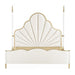 AICO Furniture - Malibu Crest 7 Piece Queen Scalloped Poster Bedroom Set - N9007100QN4PT-822-7SET - GreatFurnitureDeal