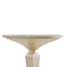 AICO Furniture - Malibu Crest"Round Pedestal Tea Table in Chardonnay - N9007225-822 - GreatFurnitureDeal