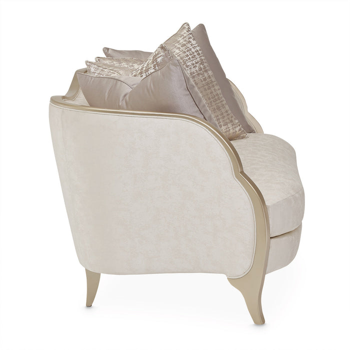 AICO Furniture - Malibu Crest Sofa in Chardonnay - N9007816-CLDWH-822
