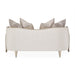 AICO Furniture - Malibu Crest"Loveseat in Chardonnay - N9007825-CLDWH-822 - GreatFurnitureDeal
