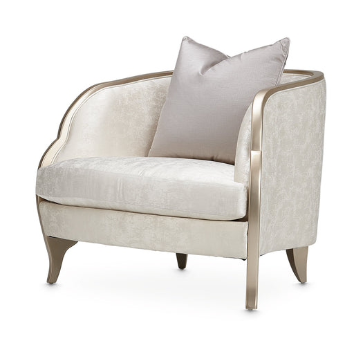 AICO Furniture - Malibu Crest Chair in Chardonnay - N9007835-CLDWH-822 - GreatFurnitureDeal