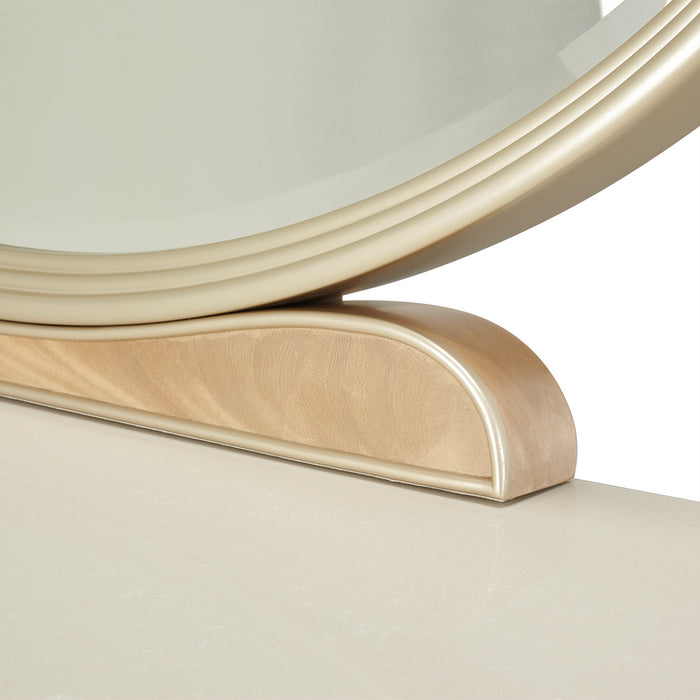AICO Furniture - Villa Cherie Dresser with Mirror in Caramel - 9008050-60-134