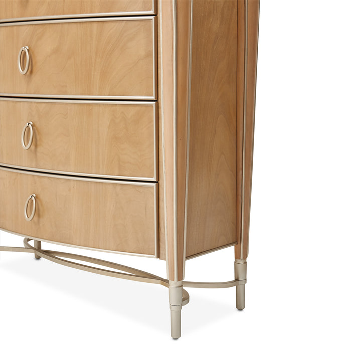 AICO Furniture - Villa Cherie"Highboy Chest"Caramel - N9008070-134 - GreatFurnitureDeal