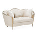 AICO Furniture - Villa Cherie"Loveseat in Caramel - N9008825-PEARL-134 - GreatFurnitureDeal