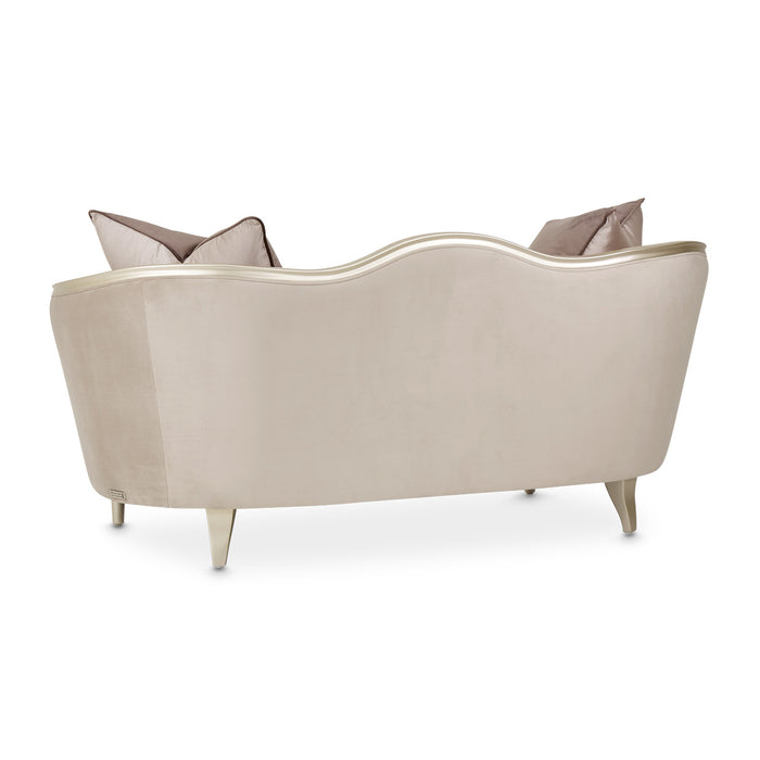 AICO Furniture - Villa Cherie Loveseat in Hazelnut - N9008825-PRCNI-410