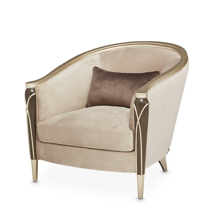 AICO Furniture - Villa Cherie Matching Chair in Hazelnut - N9008835-PRCNI-410 - GreatFurnitureDeal