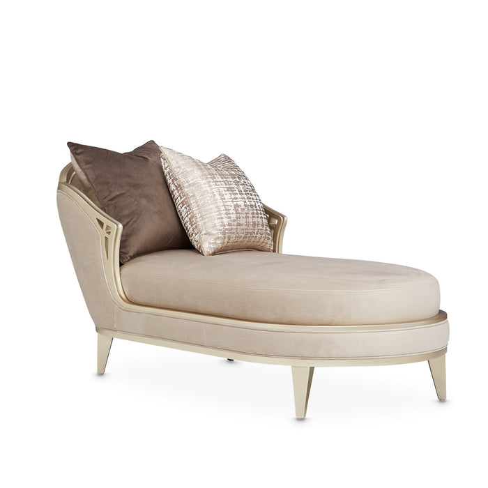 AICO Furniture - Villa Cherie Chaise in Hazelnut - N9008845-PRCNI-410