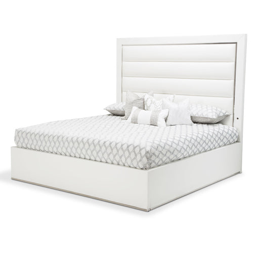 AICO Furniture - State St. California King Upholstered Panel Bed - N9016000CKP-116 - GreatFurnitureDeal