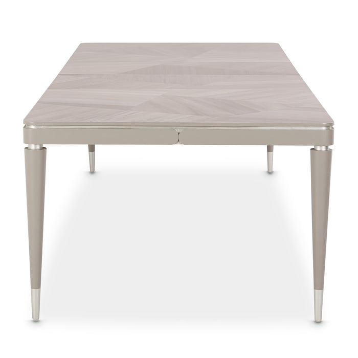 AICO Furniture - Lanterna Rectangular Dining Table in Silver Mist - N9032000-823 - GreatFurnitureDeal