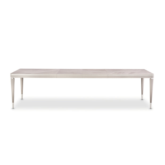 AICO Furniture - Lanterna Rectangular Dining Table in Silver Mist - N9032000-823 - GreatFurnitureDeal