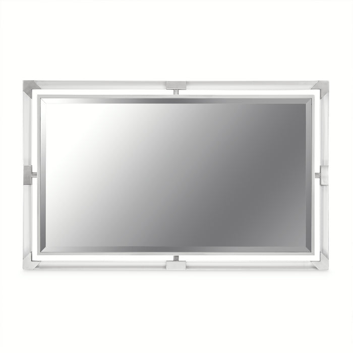 AICO Furniture - Penthouse"Wall Mirror"Ash Gray - N9033260-130 - GreatFurnitureDeal