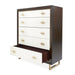 AICO Furniture - Belmont Place 5-Drawer Chest - Espresso - N9085070SA-409 - GreatFurnitureDeal