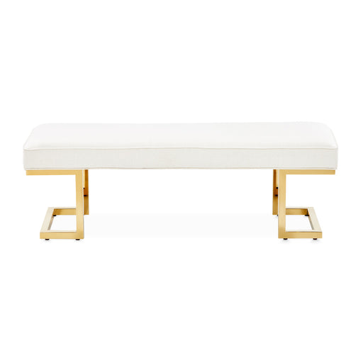 AICO Furniture - Belmont Place Bed Bench - Bright Gold - N9085904-806 - GreatFurnitureDeal