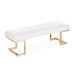 AICO Furniture - Belmont Place Bed Bench - Bright Gold - N9085904-806 - GreatFurnitureDeal