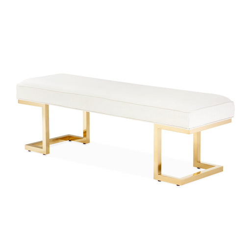 AICO Furniture - Belmont Place Bed Bench - Bright Gold - N9085904-806 - GreatFurnitureDeal