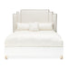 AICO Furniture - Palm Gate California King Bed in Cloud White - N9086000CK3-108 - GreatFurnitureDeal