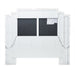 AICO Furniture - Palm Gate California King Bed in Cloud White - N9086000CK3-108 - GreatFurnitureDeal