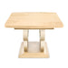 AICO Furniture - Camellia Field Rectangular Pedestal Dining Table in Caramel - N9090002-134 - GreatFurnitureDeal
