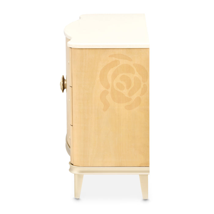 AICO Furniture - Camellia Field Dresser in Caramel - N9090050SA-134 - GreatFurnitureDeal