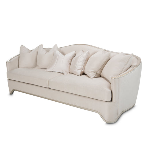 AICO Furniture - London Place Sofa in Light Champagne - NC9004816-CHPGN-124 - GreatFurnitureDeal