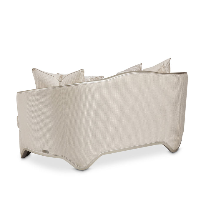 AICO Furniture - London Place Loveseat in Light Champagne - NC9004825-CHPGN-124