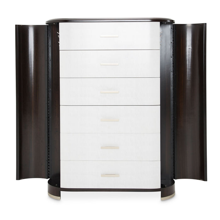 AICO Furniture - Paris Chic"6 Drawer Chest"Espresso - NF9003070SA-409 - GreatFurnitureDeal