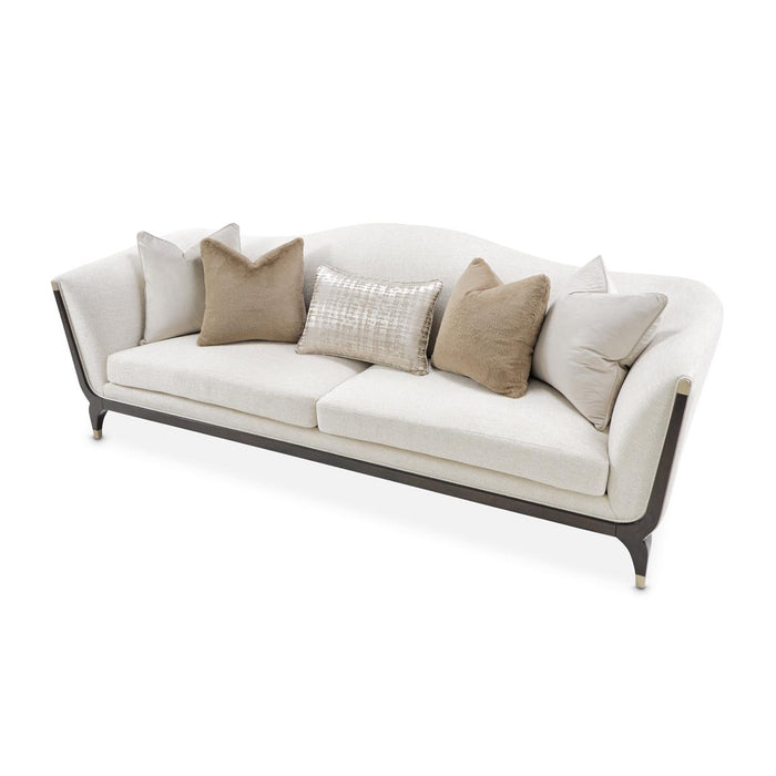 AICO Furniture - Paris Chic Sofa in Cremini Espresso - NF9003815-CRMNI-409 - GreatFurnitureDeal