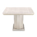 AICO Furniture - Marin Rectangular Double Pedestal Table in Greige - NKI-MRIN002-139 - GreatFurnitureDeal