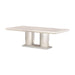 AICO Furniture - Marin Rectangular Double Pedestal Table in Greige - NKI-MRIN002-139 - GreatFurnitureDeal