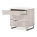 AICO Furniture - Marin Nightstand in Greige - NKI-MRIN040-139 - GreatFurnitureDeal