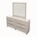 AICO Furniture - Marin Dresser with Mirror in Greige - NKI-MRIN050SA-260-139 - GreatFurnitureDeal