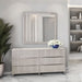 AICO Furniture - Marin Dresser with Mirror in Greige - NKI-MRIN050SA-260-139 - GreatFurnitureDeal