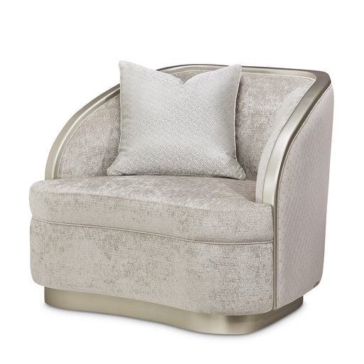 AICO Furniture - Lanna Matching Chair in Storm Silver Mist - NLRU-LANA835-STM-823 - GreatFurnitureDeal