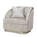 AICO Furniture - Lanna Matching Chair in Storm Silver Mist - NLRU-LANA835-STM-823 - GreatFurnitureDeal