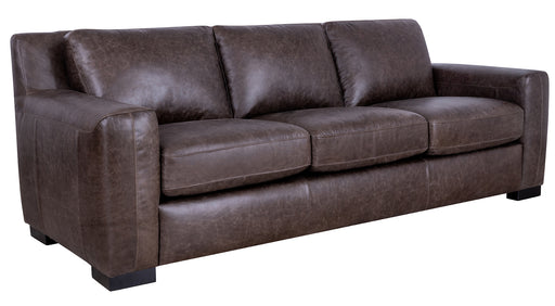 Mariano Italian Leather Furniture - Nora Sofa in Bomber Walnut - NORA-S-3516 Bomber Walnut - GreatFurnitureDeal