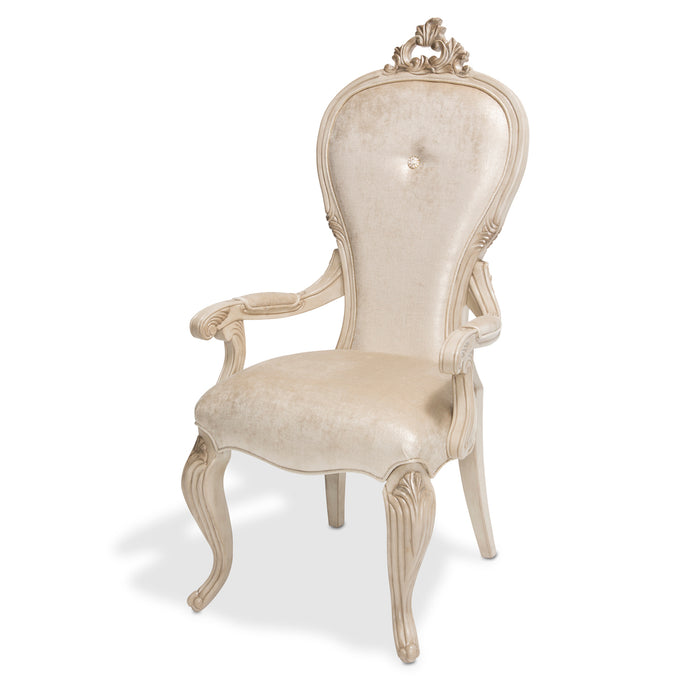 AICO Furniture - Platine de Royale"Arm Chair in Champagne - NR09004-201 - GreatFurnitureDeal