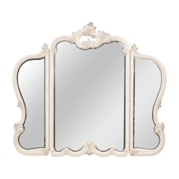 AICO Furniture - Platine de Royale"Vanity Mirror in Champagne - NR09068-201 - GreatFurnitureDeal