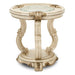 AICO Furniture - Platine de Royale Chair Side Table Champagne - NR09222-201 - GreatFurnitureDeal