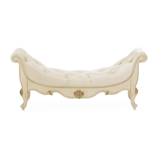 AICO Furniture - Platine de Royale Non-Storage Bed Bench in Champagne - NR09904-201 - GreatFurnitureDeal