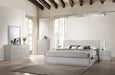 J&M Furniture - Naples Grey Lacquered 3 Piece Eastern King Platform Bedroom Set - 17686-EK-3SET-GREY LACQUERED - GreatFurnitureDeal