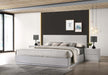 J&M Furniture - Naples Grey Lacquered Full Platform Bed - 17686-FULL-GREY LACQUERED - GreatFurnitureDeal