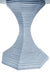 Worlds Away - Octavia Octagonal Reeded Feature Table in Painted Light Blue - OCTAVIA SM LB - GreatFurnitureDeal