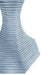 Worlds Away - Octavia Octagonal Reeded Feature Table in Painted Light Blue - OCTAVIA SM LB - GreatFurnitureDeal