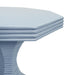 Worlds Away - Octavia Octagonal Reeded Feature Table in Painted Light Blue - OCTAVIA SM LB - GreatFurnitureDeal