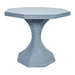Worlds Away - Octavia Octagonal Reeded Side Table in Painted Light Blue - OCTAVIA LG LB - GreatFurnitureDeal